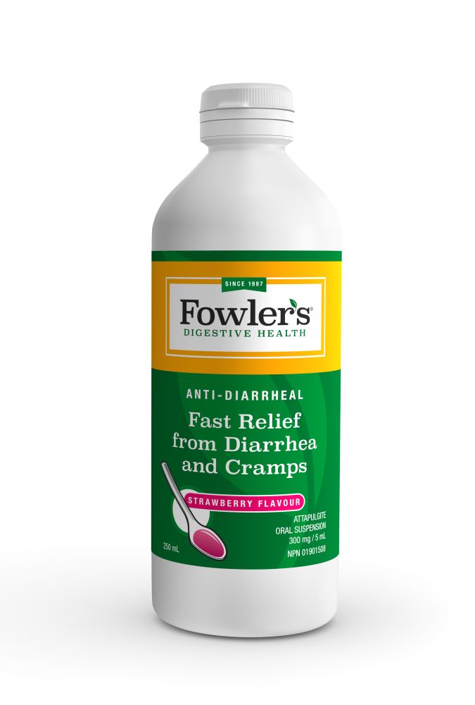 Fowler's Anti-Diarrheal Oral Suspension for Diarrhea and Cramps